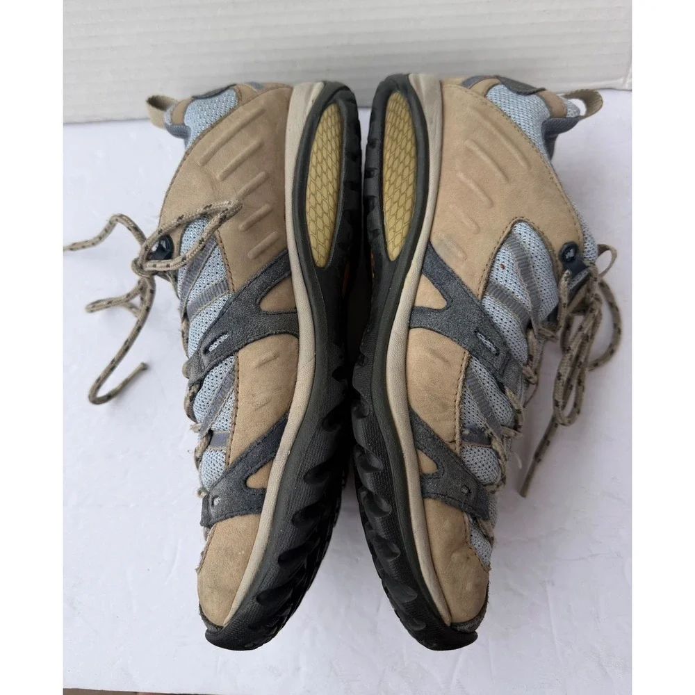 Merrell Siren Tan Gray Vibram Low Top Mesh Lace Up Sport Hiking Sneaker Shoes 9 - Picture 4 of 9